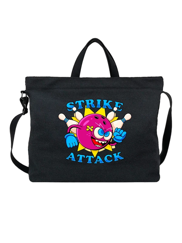 Сумка боулинг strike attack — Чёрная, фото 1