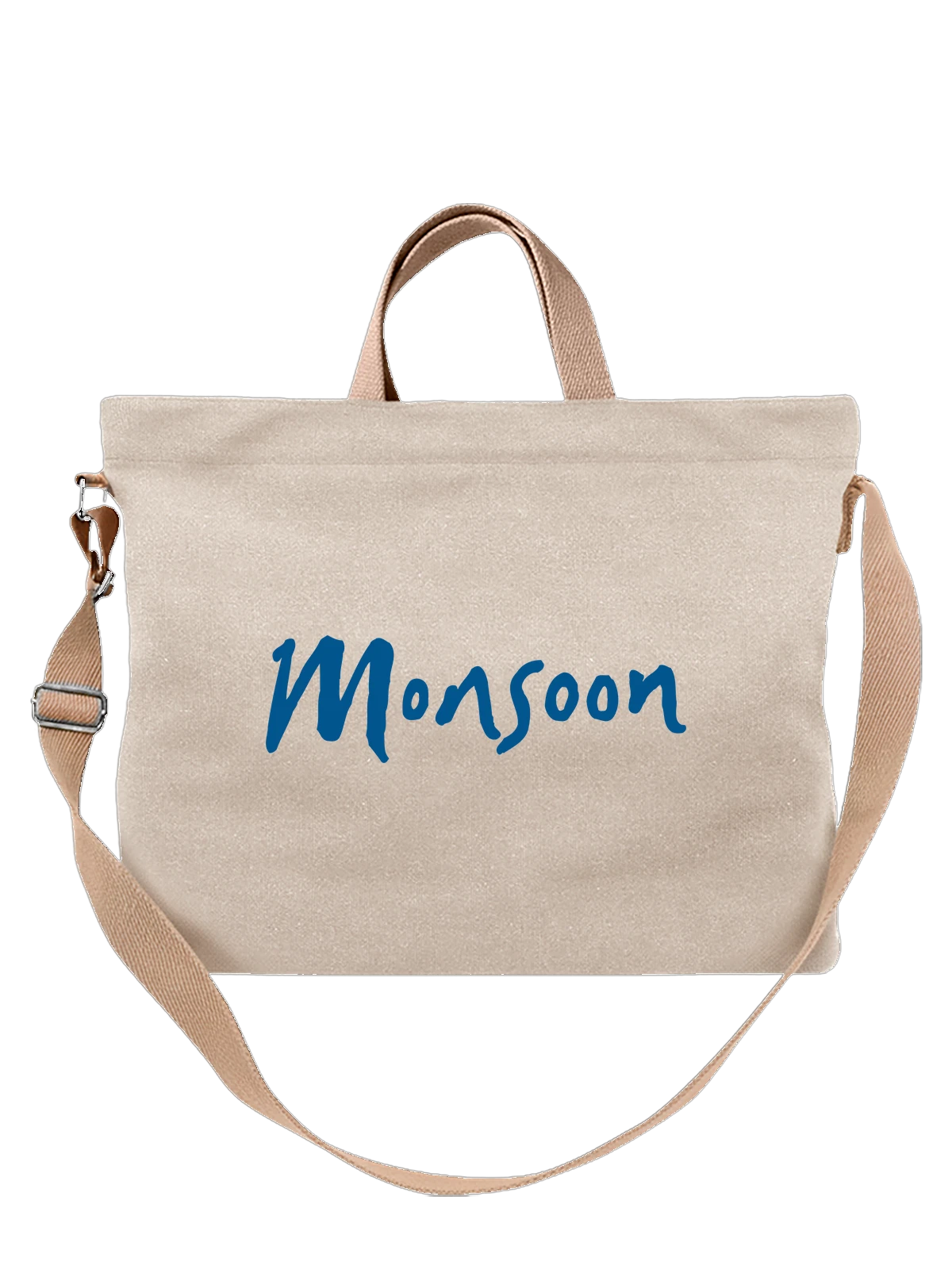 Сумка Monsoon белая с принтом — бохо стиль — Белая, фото 1