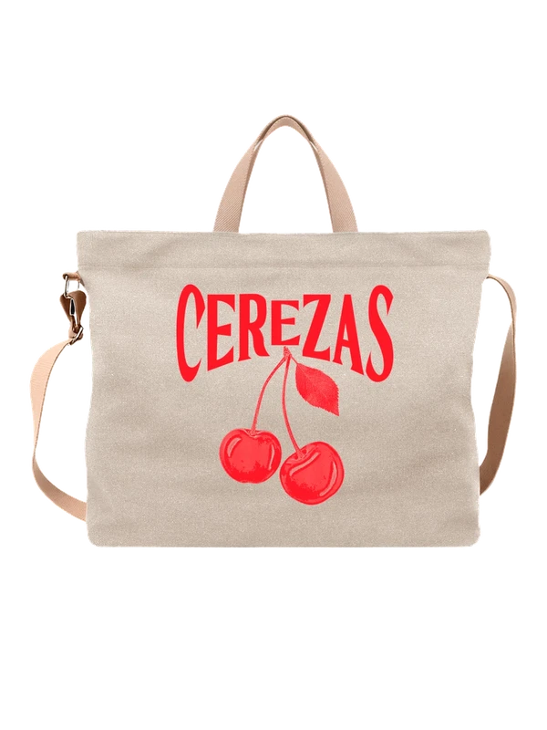 Сумка вишня cerezas — Белая, фото 1