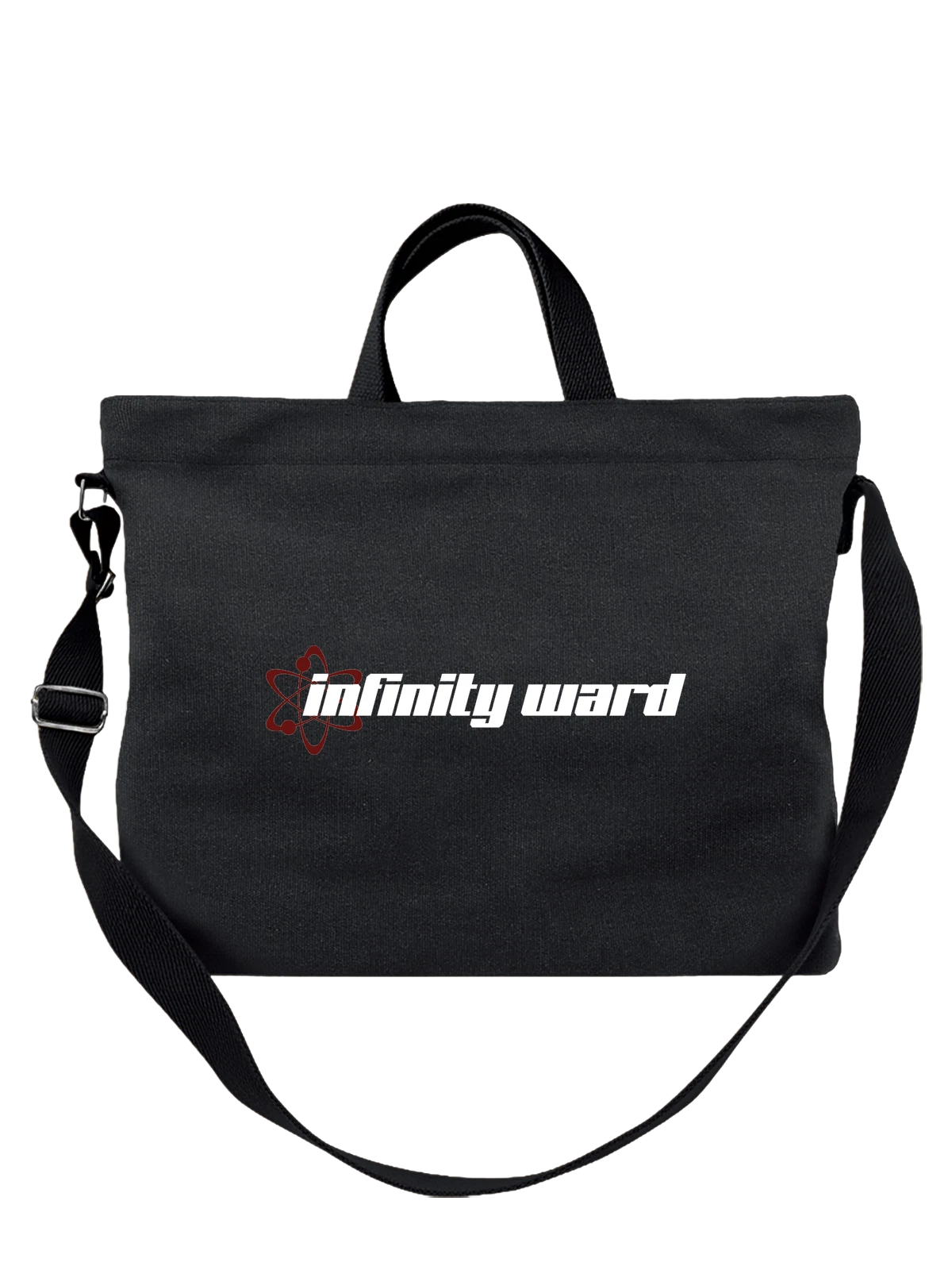 Сумка Infinity Ward чёрная с принтом — военный шутер — Чёрная, фото 1