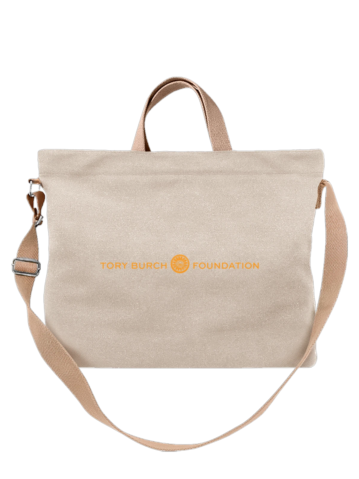 Сумка Tory Burch белая с принтом — поддержка женщин-предпринимателей — Белая, фото 1
