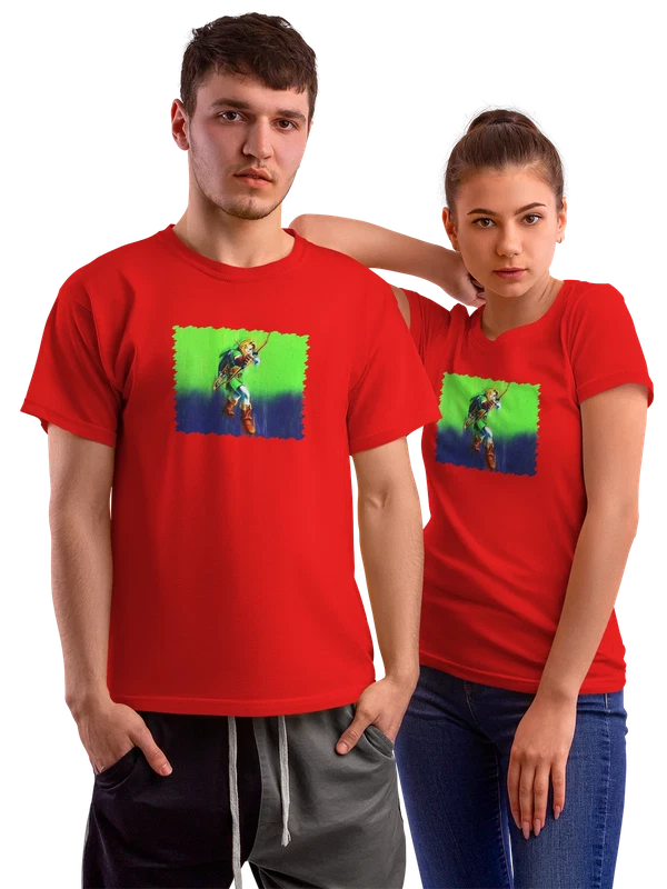 Футболка Игра Link Zelda — Красная, фото 1
