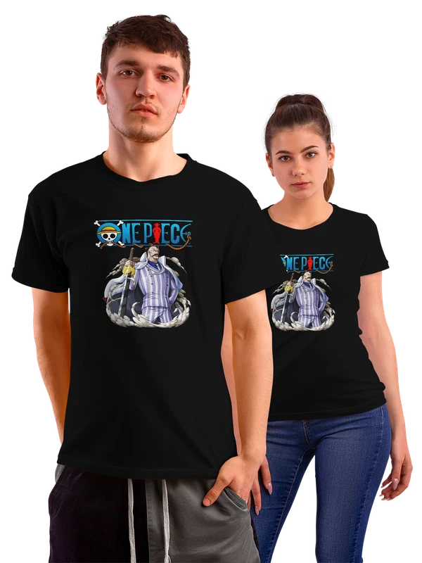 Футболка Крокодайл One Piece с саблей и логотипом — Чёрная, фото 1