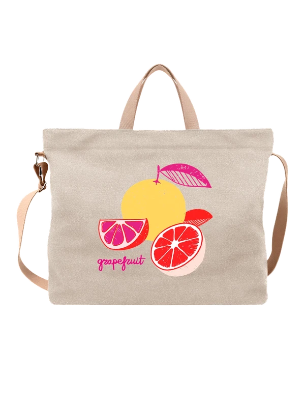 Сумка с грейпфрутом grapefruit — Белая, фото 1