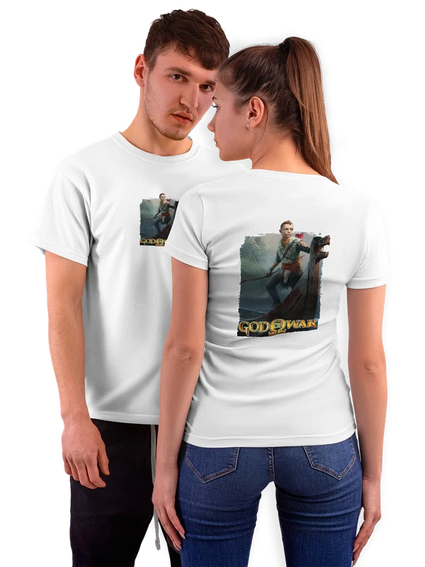 Футболка God of war — Белая, фото 1