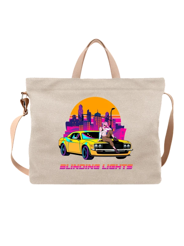 Сумка додж челленджер blinding lights — Белая, фото 1