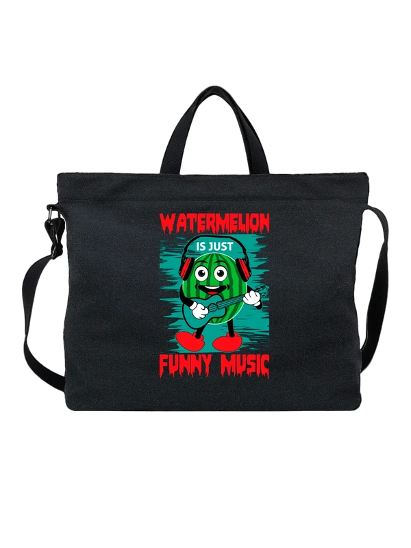 Сумка арбуз с гитарой watermelon — Чёрная, фото 1