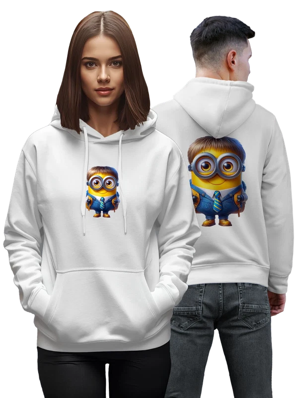 Худи Миньон Minion школьник — Белая, фото 1