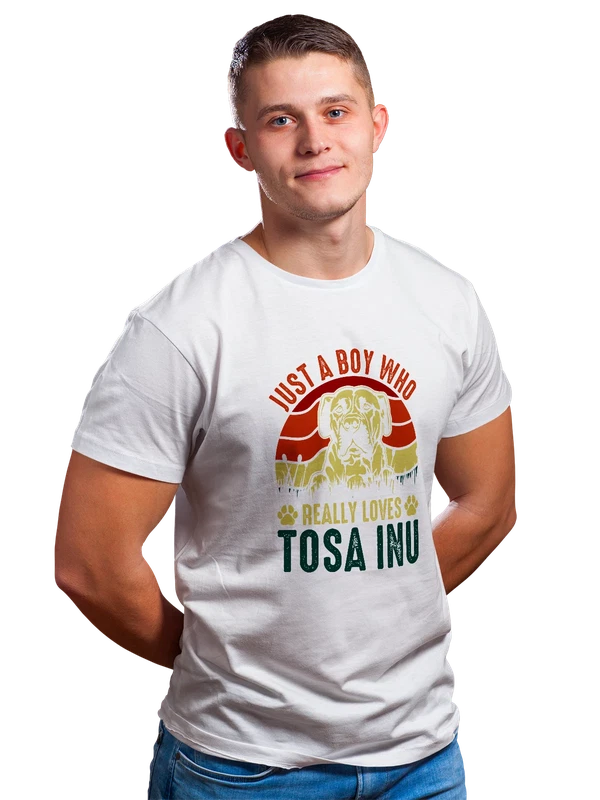 Футболка тоса ину — Белая, фото 1