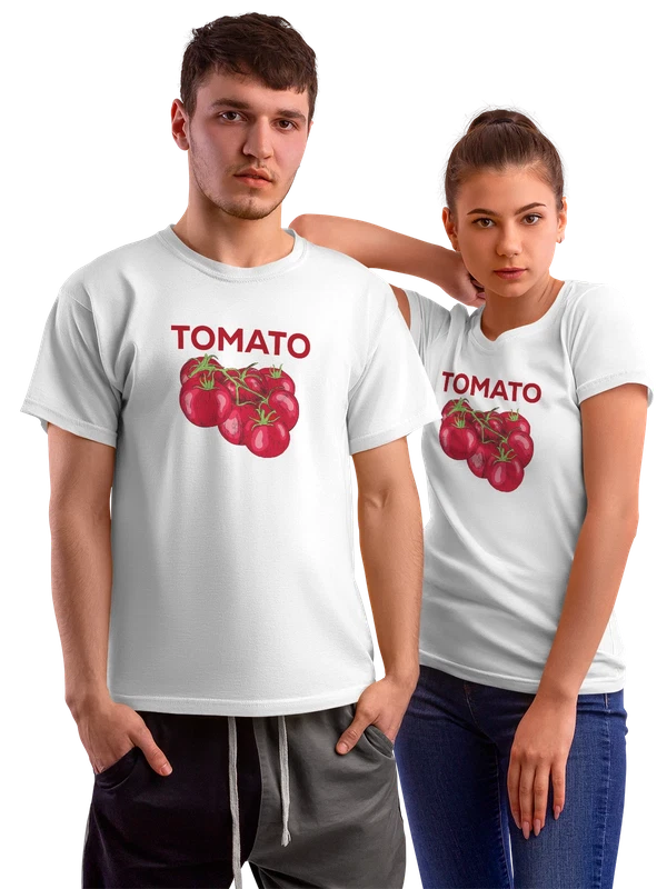 Футболка с томатами tomato — Белая, фото 1