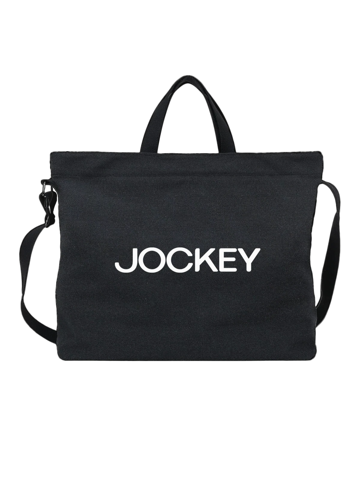 Сумка Jockey чёрная с принтом — базовый гардероб — Чёрная, фото 1