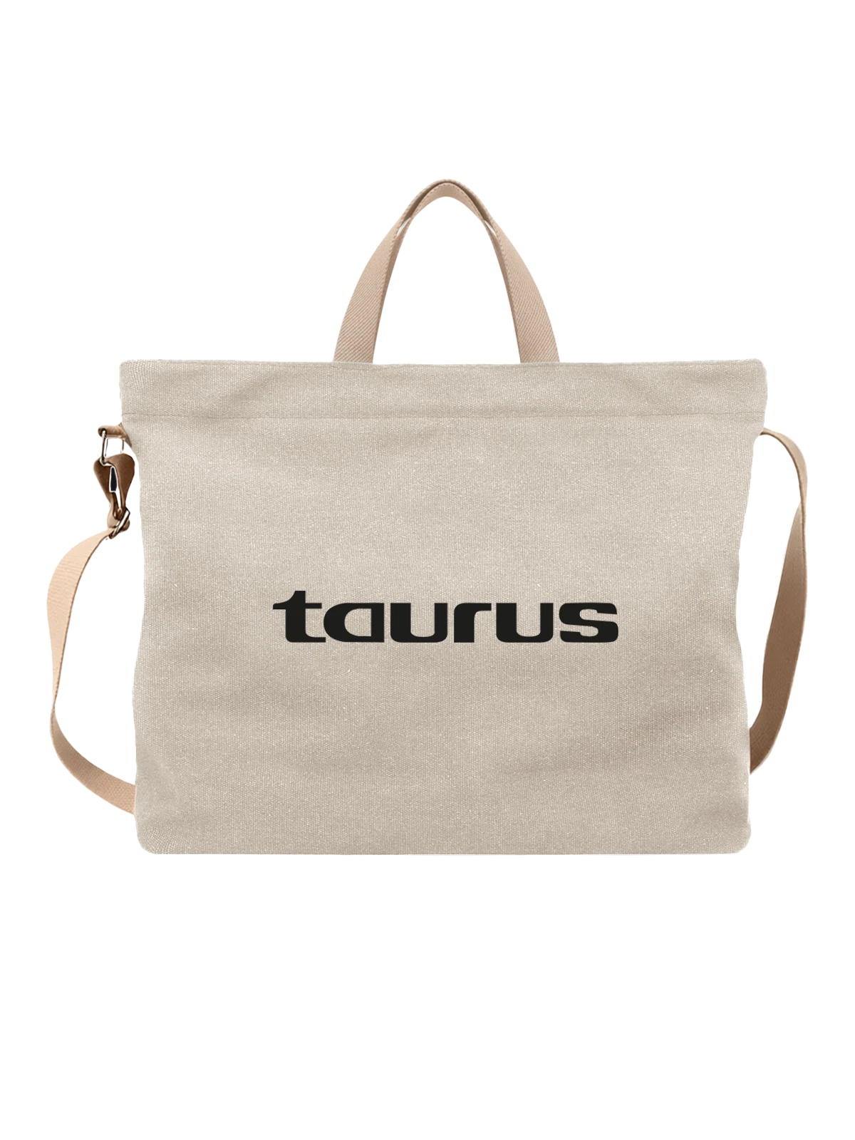 Сумка Taurus белая с принтом — сила и упорство — Белая, фото 1