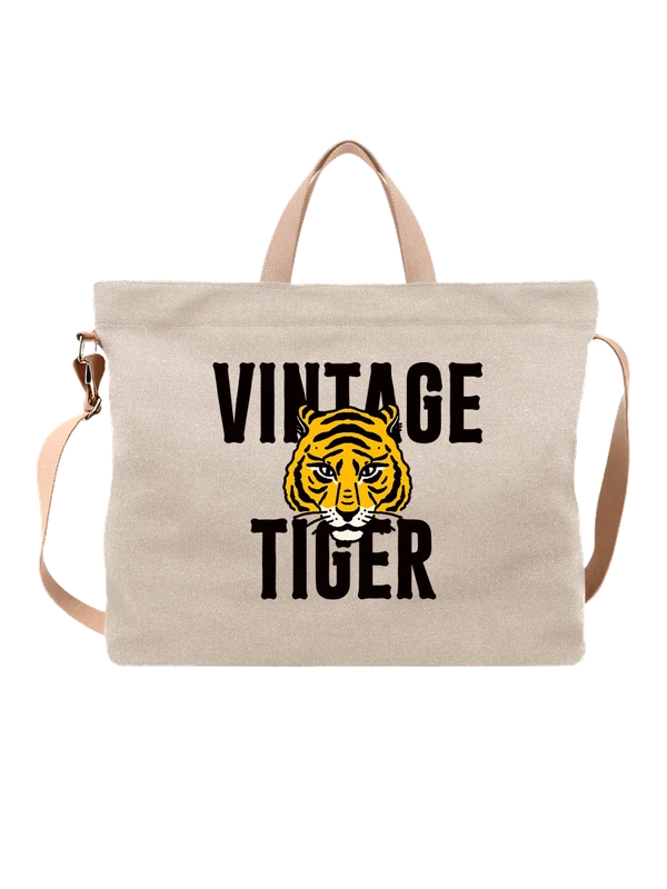 Сумка тигр vintage tiger — Белая, фото 1