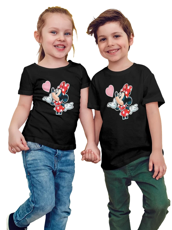 Футболка Minnie Mouse — Чёрная, фото 1
