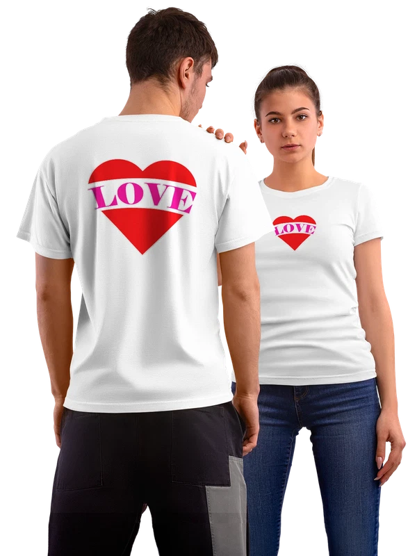 Футболка love любовь — Белая, фото 1