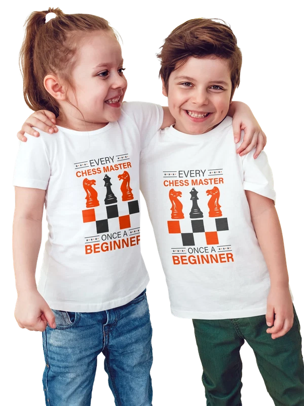 Футболка шахматы every chess master — Белая, фото 1