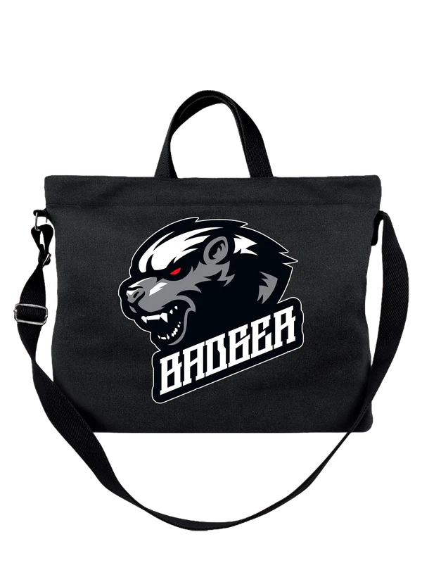 Сумка с барсуком badger — Чёрная, фото 1