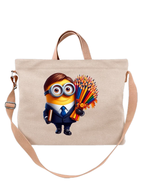 Сумка Миньон Minion школьник — Белая, фото 1
