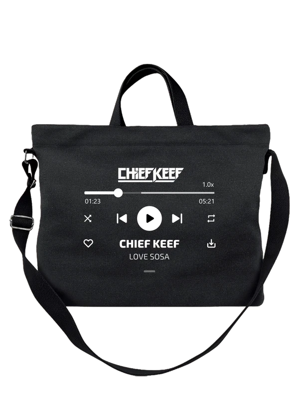 Сумка Chief Keef Love Sosa Любят Сосу — Чёрная, фото 1