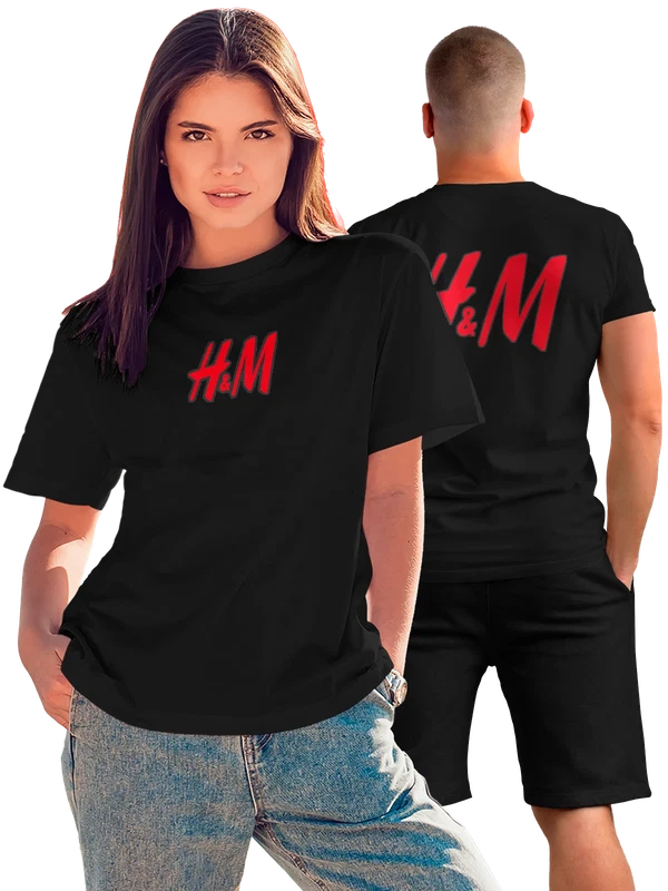 Футболка HM — Чёрная, фото 1