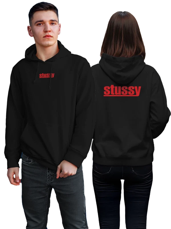 Худи Stussy — Чёрная, фото 1
