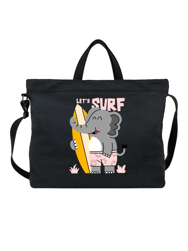 Сумка слон lets surf — Чёрная, фото 1