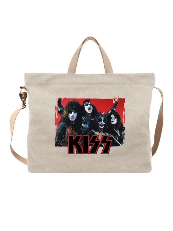 Сумка группа Kiss Кисс — Белая, фото 1