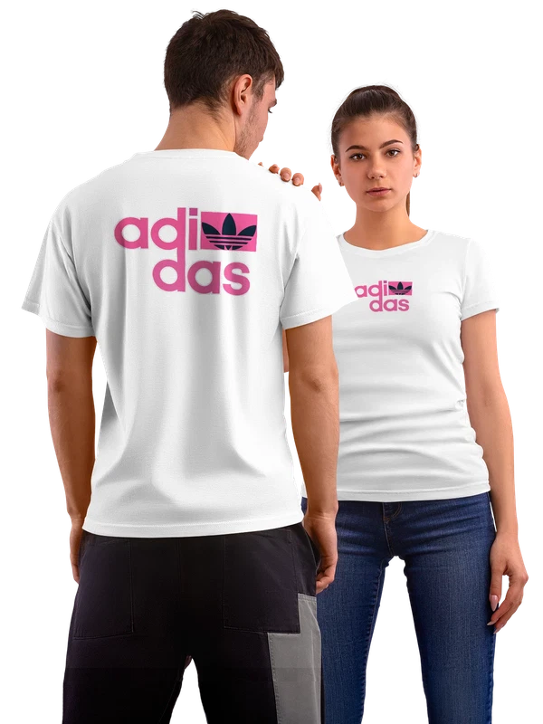 Футболка Adidas — Белая, фото 1