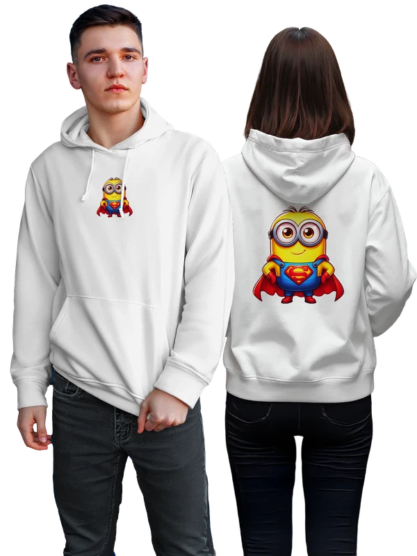 Худи с Миньоном Minion Суперменом Superman — Белая, фото 1