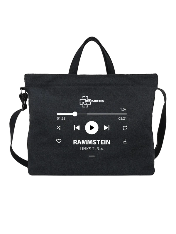 Сумка Rammstein Links 2 3 4 — Чёрная, фото 1
