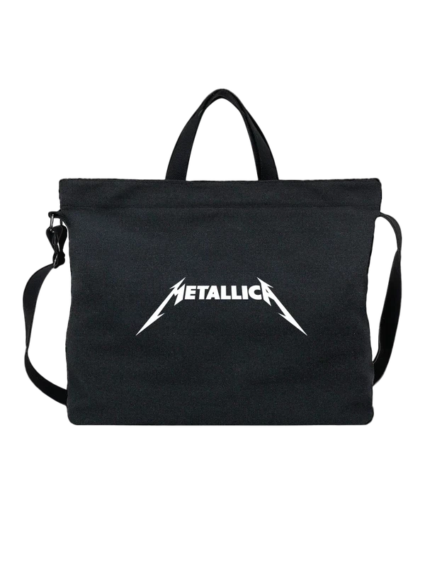 Сумка Metallica Металлика логотип — Чёрная, фото 1