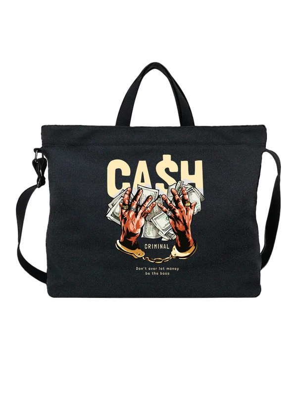 Сумка руки с деньгами cash — Чёрная, фото 1