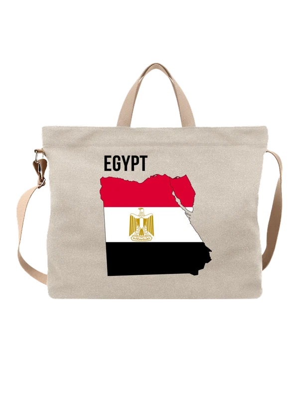 Сумка с флагом Египта Egypt — Белая, фото 1