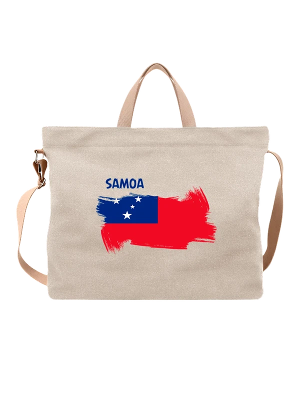 Сумка флаг Самоа Samoa — Белая, фото 1