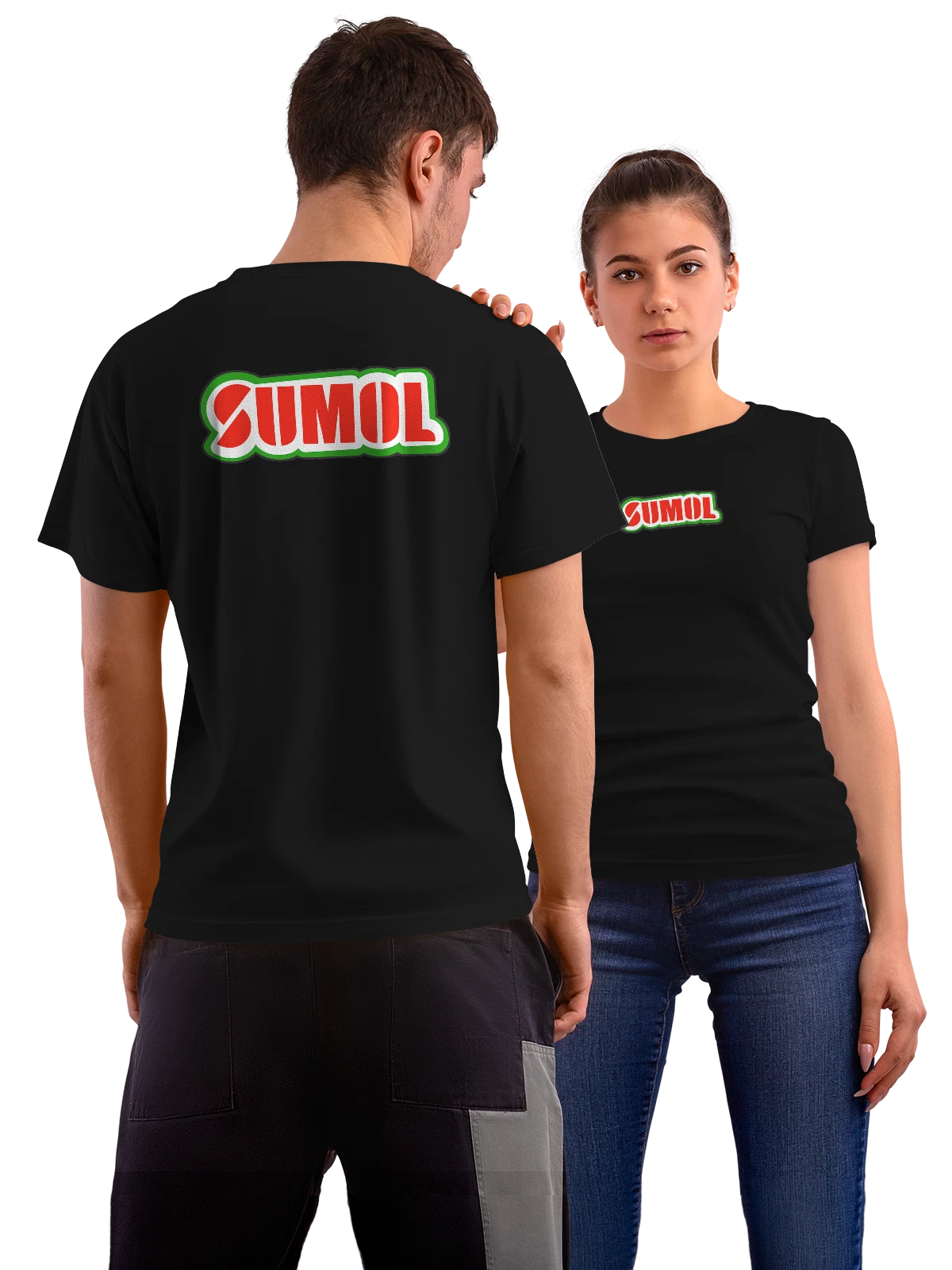 Футболка Sumol чёрная с принтом на спине — принт для бармена — Чёрная, фото 1
