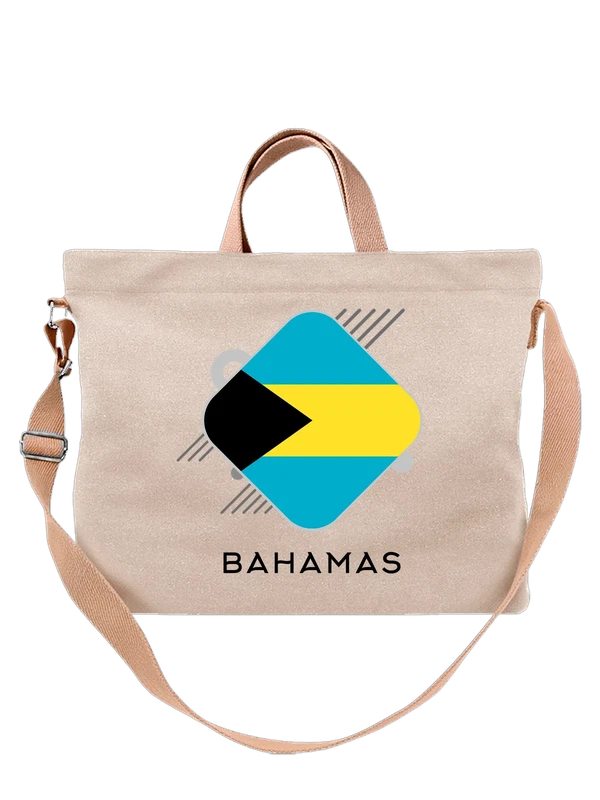 Сумка флаг Багамских Островов Bahamas — Белая, фото 1