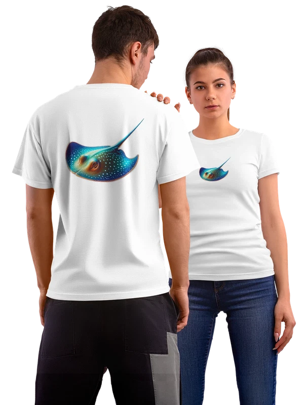 Футболка скат — Белая, фото 1