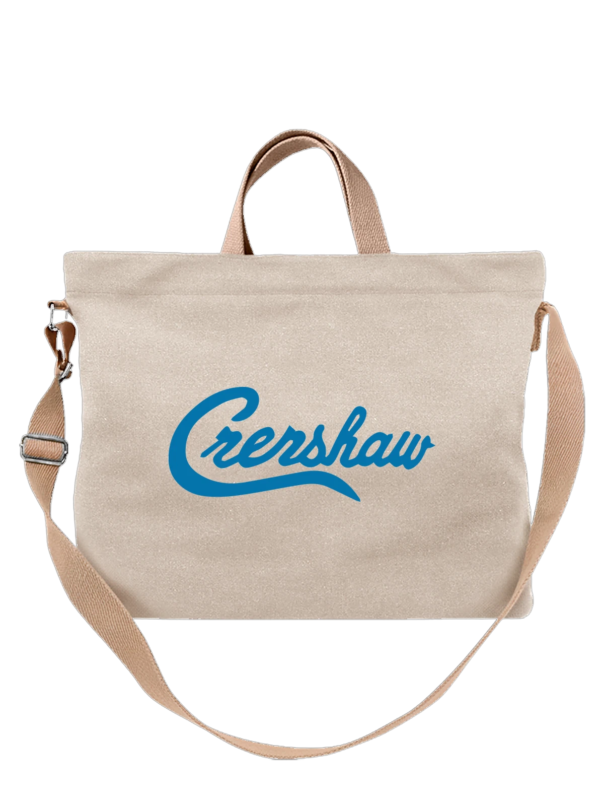 Сумка Crenshaw белая с принтом — хип-хоп культура — Белая, фото 1