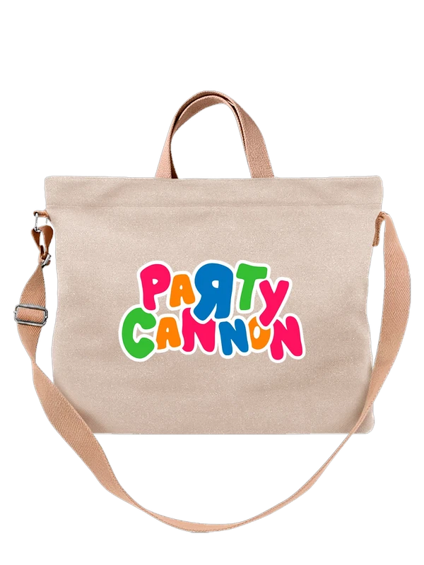 Сумка Party Cannon логотип — Белая, фото 1