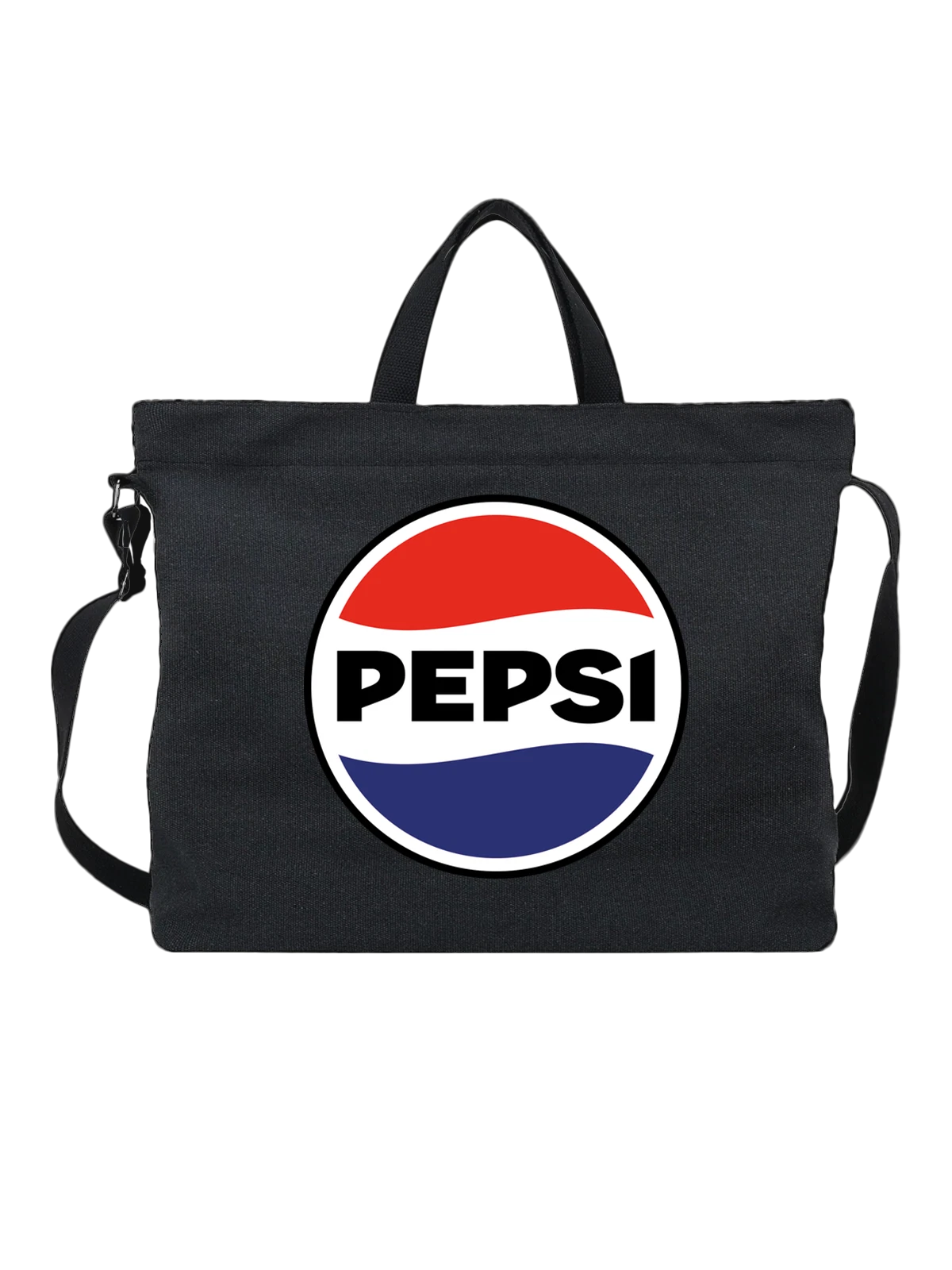 Сумка Pepsi чёрная с принтом — ретро реклама — Чёрная, фото 1