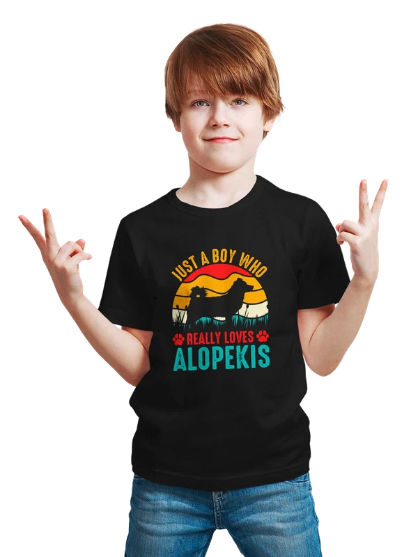 Футболка Алопекис — Чёрная, фото 1