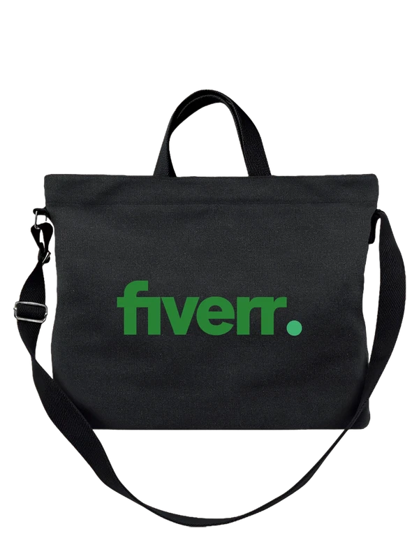 Сумка Fiverr — Чёрная, фото 1