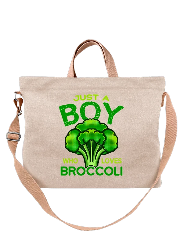 Сумка с брокколи just a boy — Белая, фото 1