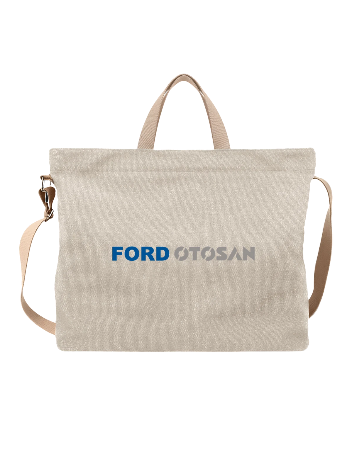 Сумка Ford белая с принтом — контрастный принт — Белая, фото 1
