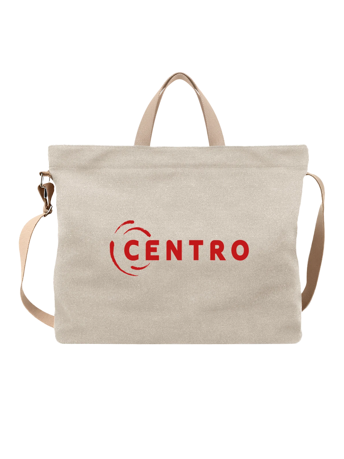 Сумка Centro белая с принтом — городская мода — Белая, фото 1