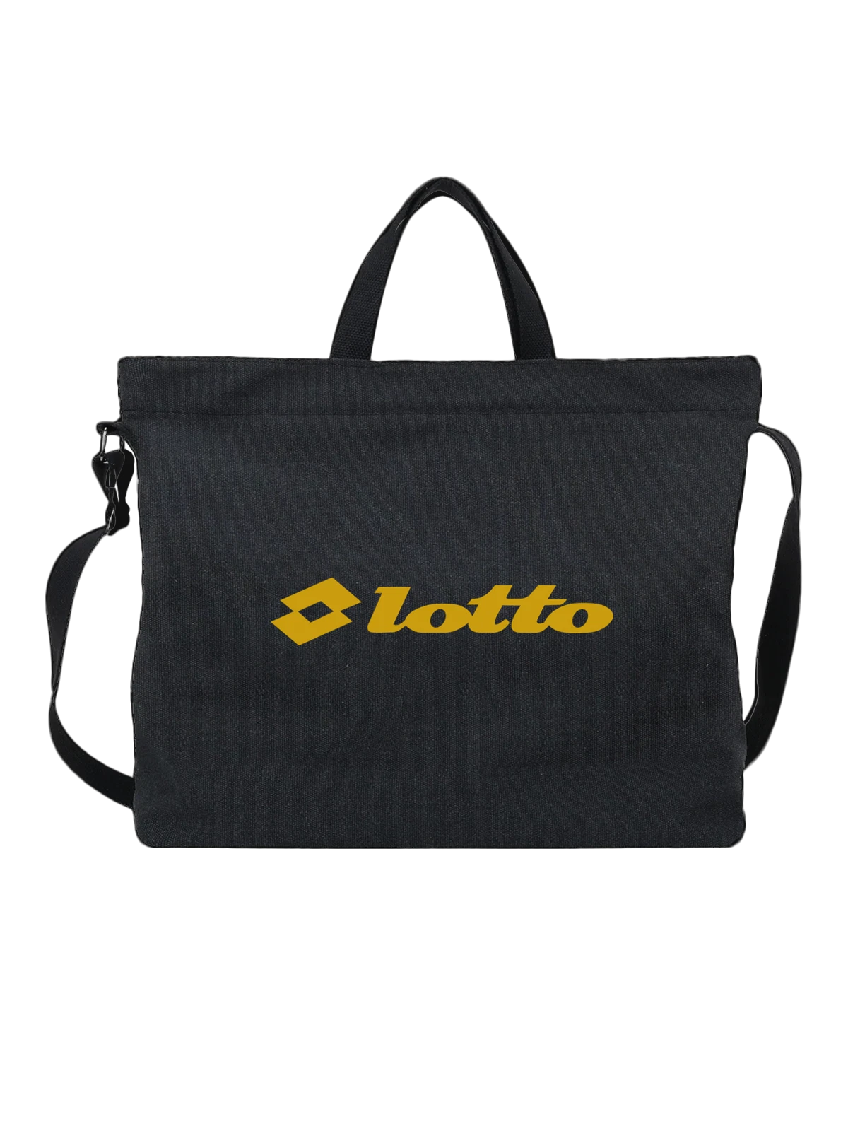 Сумка Lotto чёрная с принтом — теннис и тренировки — Чёрная, фото 1