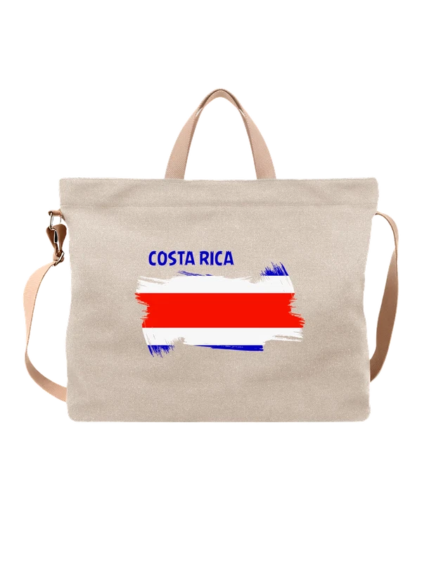 Сумка флаг Коста Рики Costa Rica — Белая, фото 1
