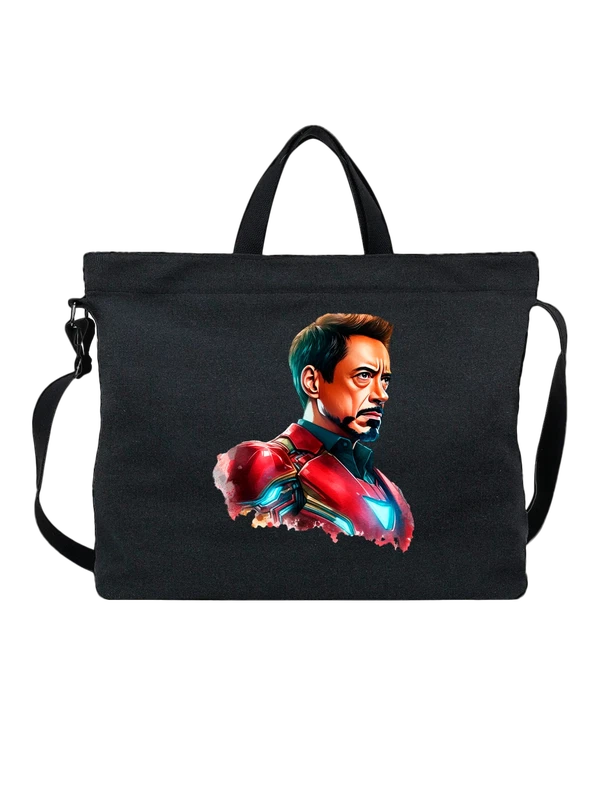 Сумка Железный Человек Iron Man Тони Старк Tony Stark — Чёрная, фото 1