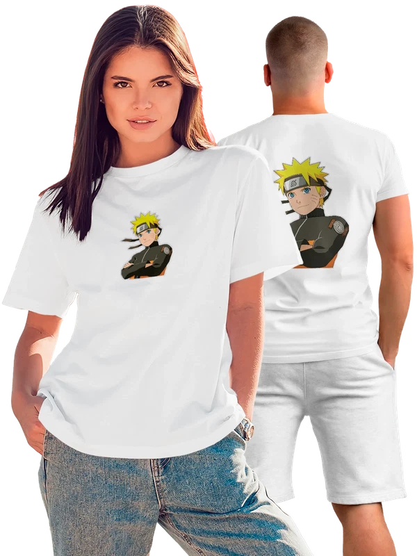 Футболка Наруто Naruto — Белая, фото 1