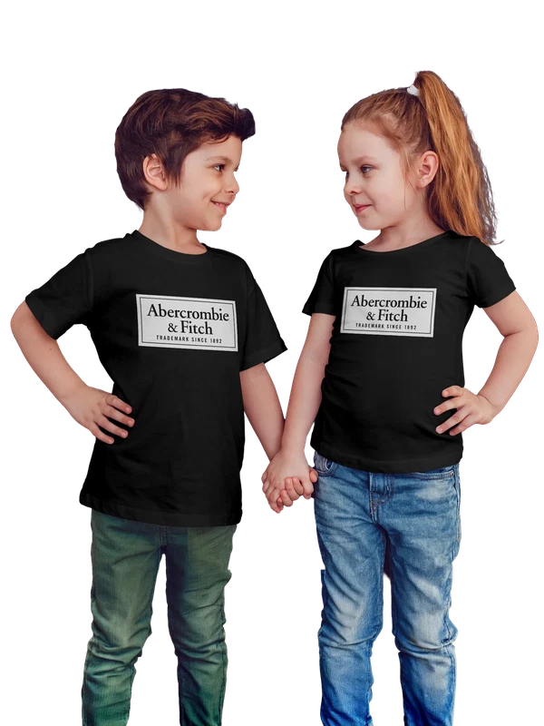 Футболка Abercrombie — Чёрная, фото 1